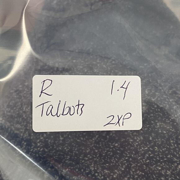 Talbots Sweater Womens 2X Petite Blue Marled Button Shoulder Boat Neck 2XP - Picture 11 of 11